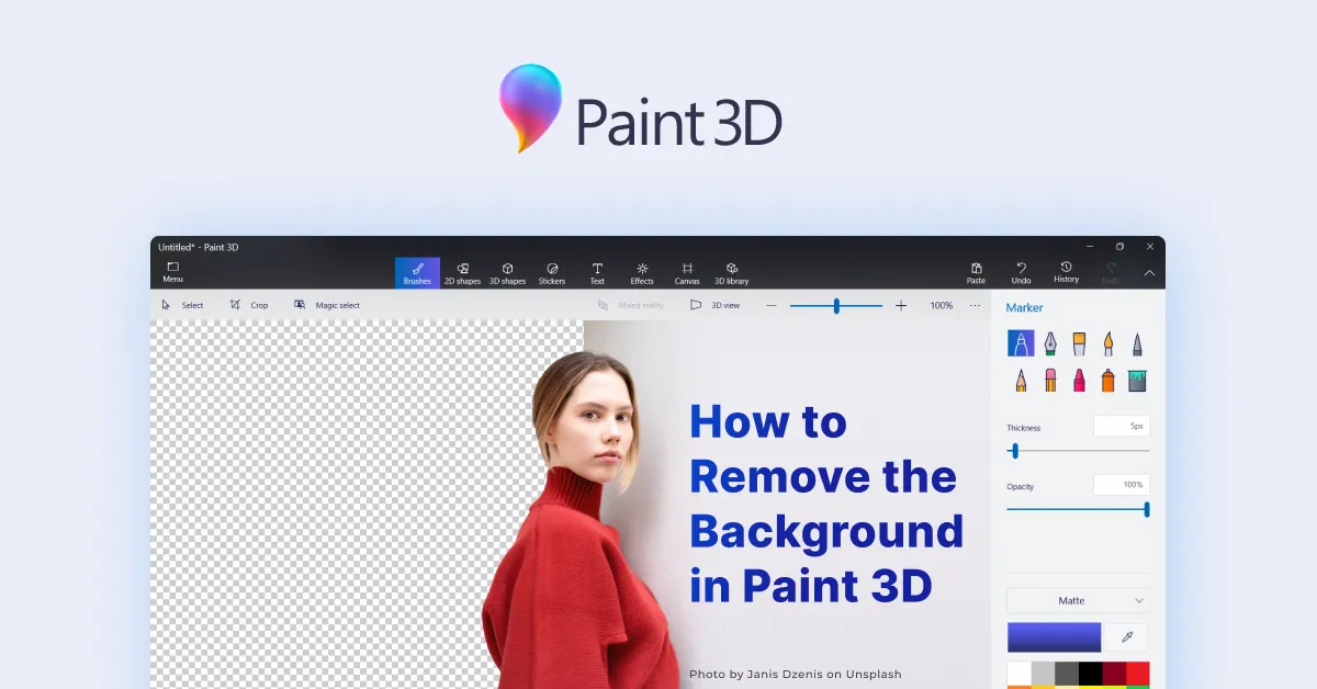 How to Remove the Background in Paint 3D: Step by Step