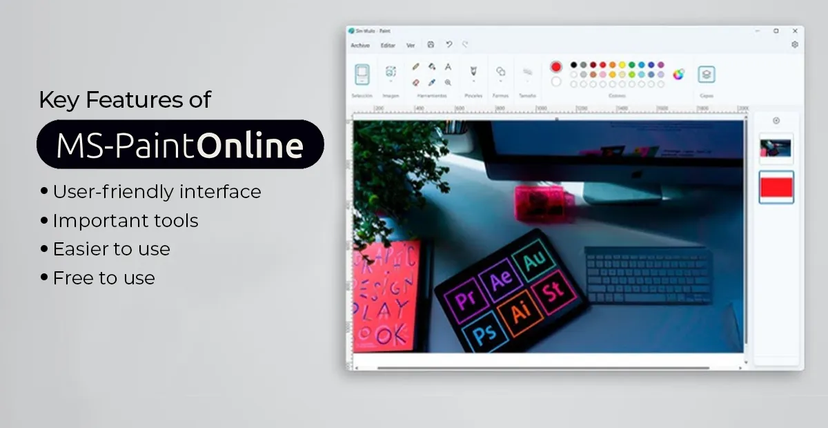 Key Features of MS Paint Online